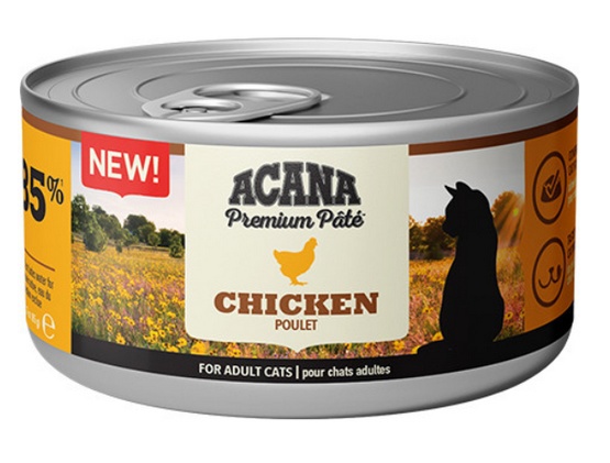 Acana Cat Premium Pate Chicken puszka dla kota bez zbóż 85g