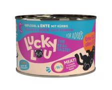Lucky Lou Lifestage Adult Drób i kaczka bezzbożowa puszka dla dorosłego kota 