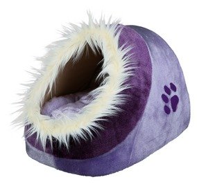 Trixie Minou Cuddly Cave Legowisko 35X26X41cm fioletowo-lilowe
