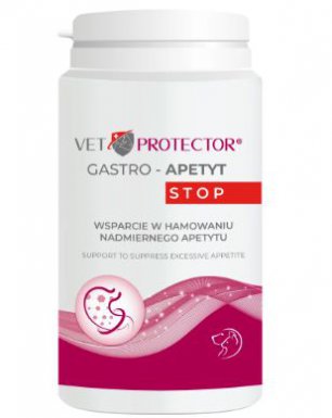 JM Sante Vet Protector Gastro Apetyt Stop hamowanie nadmiernego apetytu 150g