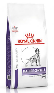 Royal Canin Mature Consult Medium Dog niekastrowane, starsze psy z wrażliwością skóry i/lub przewodem pokarmowym