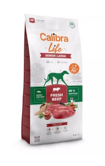 Calibra Dog Life Fresh Senior Large Breed Beef karma dla starszych dużych psów z wołowiną