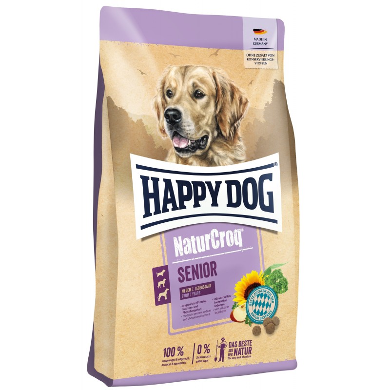Happy Dog NaturCroq Senior Naturalna karma idealnie dostosowana do potrzeb psów seniorów
