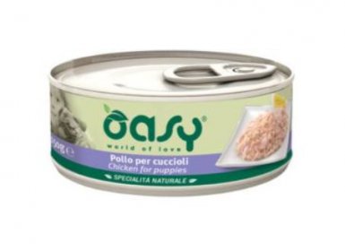 Oasy Natury Puppy puszka dla szczeniąt z kurczakiem 150g