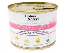 Dolina Noteci Junior zbilansowany i pełnowartościowy posiłek dla szczeniąt puszka 185g