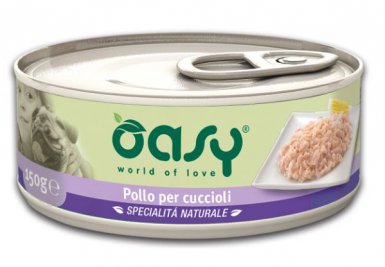 Oasy Natural Puppy puszka dla szczeniąt z kurczakiem 150g