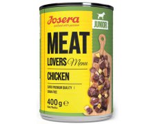Josera Meat Lovers Menu Junior karma mokra dla psów puszka 400g