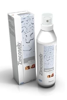 ICF Zincoseb Spray o działaniu równoważącym i łagodzącym wydzielanie łoju dla psów i kotów 200ml
