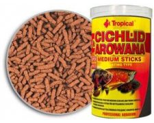 Tropical Cichlid & Arowana Medium Stick - wybarwiające pałeczki z astaksantyną dla średnich pielęgnic i młodych arowan
