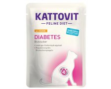 Kattovit Diabetes Weight dla kotów z podwyższonym poziomem cukru lub nadwagą saszetka 85g