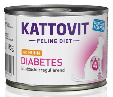 Kattovit Feline Diet Diabetes karma na cukrzyce dla kotów puszka 185g