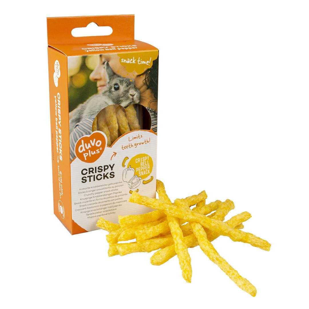 Duvo+ Chew Sticks Yellow patyczki z papryką dla gryzoni i królików 50g