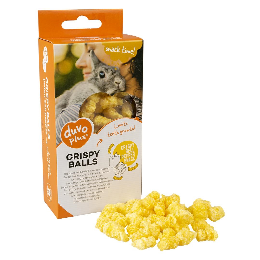 Duvo+ Chew Balls Yellow Przysmak z papryką dla gryzoni i królików 50g