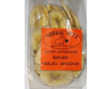 Herbal Pets Chipsy Naturalne Bananowe 75g