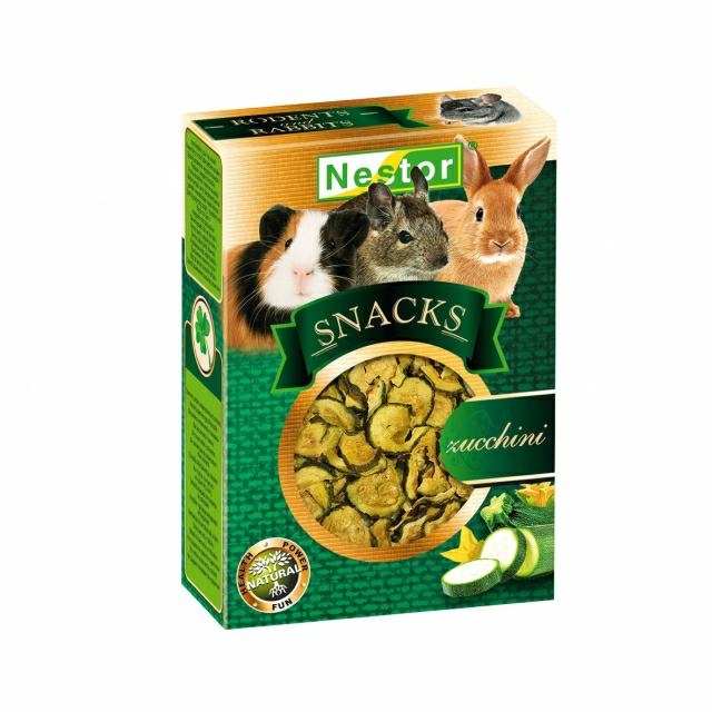 Nestor Snack Suszona cukinia dla królików i gryzoni 15g