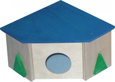 Pinokio Domek narożny dla chomika syryjskiego 14,5cmx14,5cmx9cm