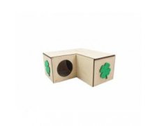 Pinokio domek wielokomorowy ze zdejmowanym daszkiem 25,1x25,1x12cm