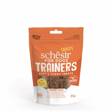 Schesir Trainers Soft and Chewy przysmak dla psów kurczak 100 kawałków 113g