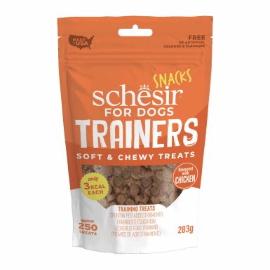 Schesir Trainers soft and chewy przysmak dla psów kurczak 283g