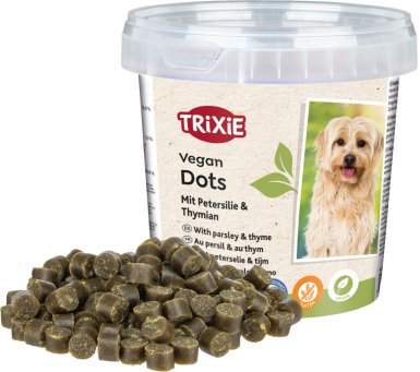 Trixie Vegan Soft Snack Dots wegetariański przysmak dla psa z pietruszką i tymiankiem 200g