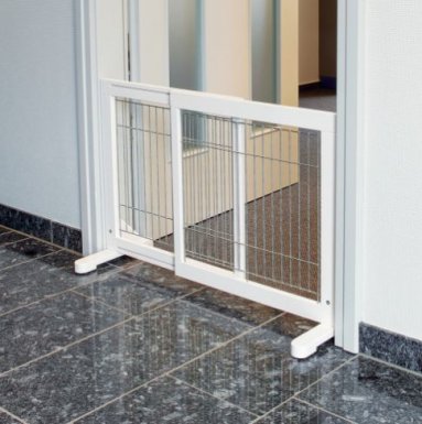 Trixie Barierka metalowa 65–108 x 61 x 31 cm biała