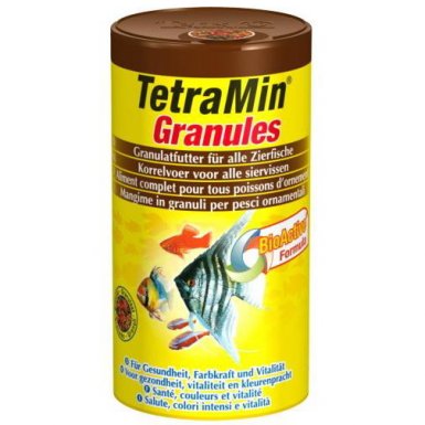 TetraMin Granules- Pokarm w postaci drobnego granulatu dla wszystkich ryb akwariowych