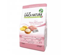 Unica Natura Unico Mono Pork All Breed monobiałkowa karma z wieprzowiną dla psów średnich 