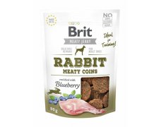 Brit Snack Jerky Rabbit Coins przysmak dla psa królik z borówką 80g