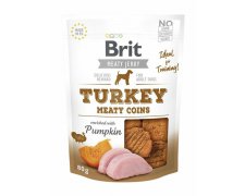 Brit Turkey Meaty Coins talarki z indykiem insektami i dynią dla psa 80g