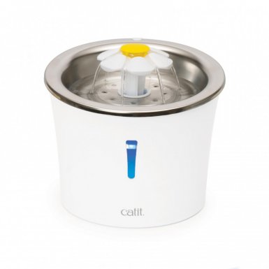 Catit Flower Fountain Steel Top fontanna dla kota z miską ze stali nierdzewnej
