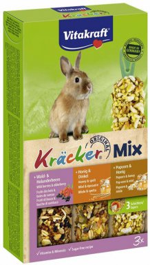 Vitakraft Kracker TRIO-MIX kolby dla królika 3szt.