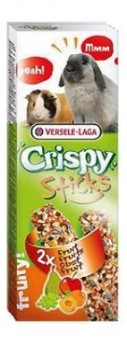 Versele-Laga Crispy Sticks Rabbit & Guinea Pig Fruits kolby dla królików i świnek z owocami 110g