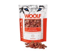 Woolf Salmon Chunkies kwadraciki z łososia dla psa 100g