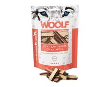 Woolf Soft Sandwich of Salmon miękkie przysmaki z łososiem dla psa 100g