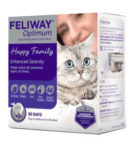 Feliway Optimum 30 dniowy uspokoi Twoje koty 48ml