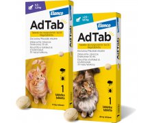 Elanco Adtab Cat od 2kg do 8kg tabletka dla kota na kleszcze na pasożyty 48mg