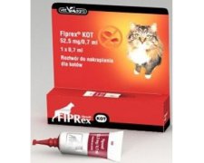 Fiprex Spot On dla kotów 3 + 1 GRATIS