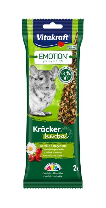 Vitakraft Kracker Emotion Kolby dla szynszyli ziołowe 2szt.