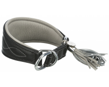 Trixie Active Comfort Sighthound z funkcja Stop-the-Pull obroża dla chartów czarna