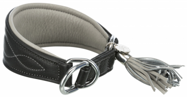 Trixie Active Comfort Sighthound z funkcja Stop-the-Pull obroża dla chartów czarna