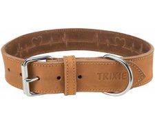Trixie Rustic "Heartbeat" naoliwiona obroża skórzana 
