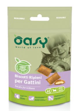 Oasy Biscotti Ripieni Ciasteczka dla kociąt 60g