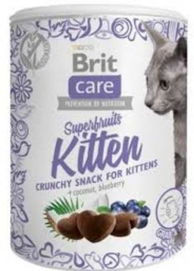Brit Care Cat Snack Super Fruit Kitten bezzbożowy przysmak dla kociąt 100g