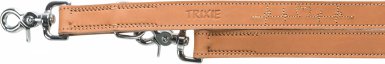 Trixie Rustic Heartbeat Smycz skórzana regulowana brązowa L–XL 2m/25mm