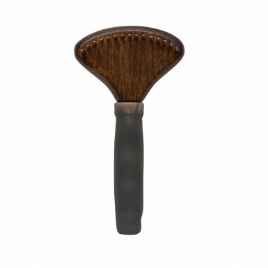 BarryKing Ekskluzywne zgrzebło dla zwierząt – Drewno bukowe, stalowe piny TPR 9,5x17,5cm