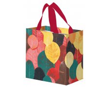Torba Mini Kolorowe Listki 10L bordowe