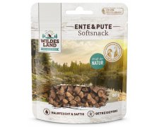 Wildes Land Softsnack Ente & Pute półwilgotny przysmak z kaczką i indykiem dla kotów 50g