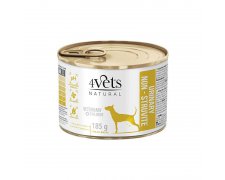 4Vets Natural Urinary Non-Struvite puszka dla psa ze schorzeniami dróg moczowych 185g