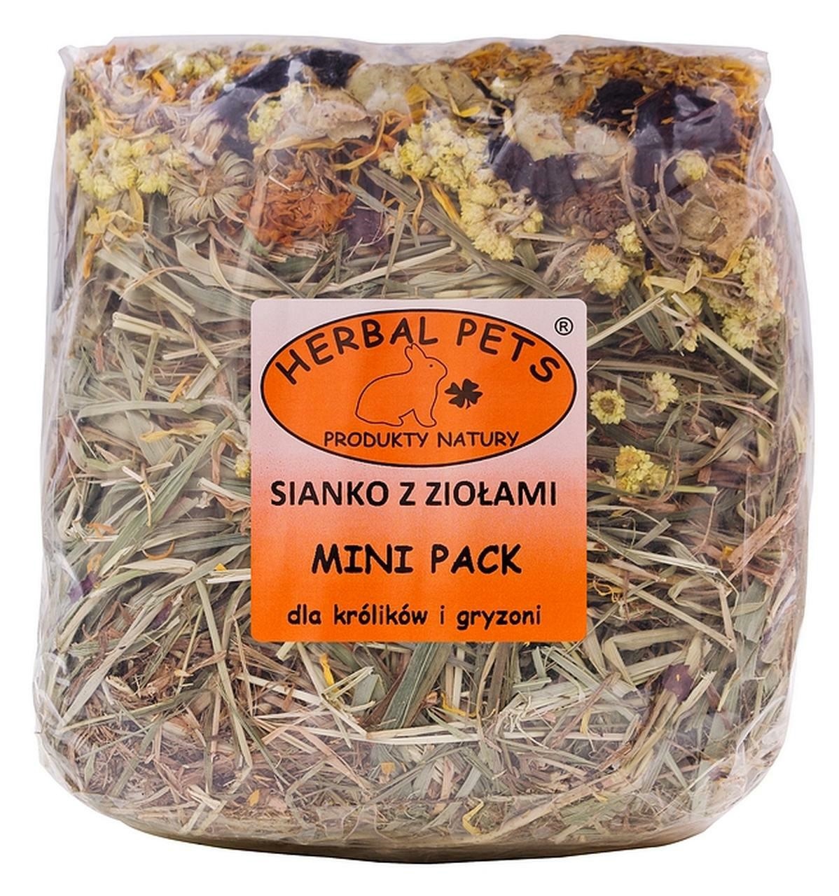 Herbal Pets Sianko z ziołami mini pack dla królików i gryzoni 300g