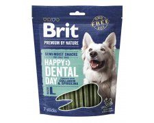 Brit Premium Dog Happy Snacks Dental Stick with Collagen & Spirulina Przysmaki dentystyczne dla psa 